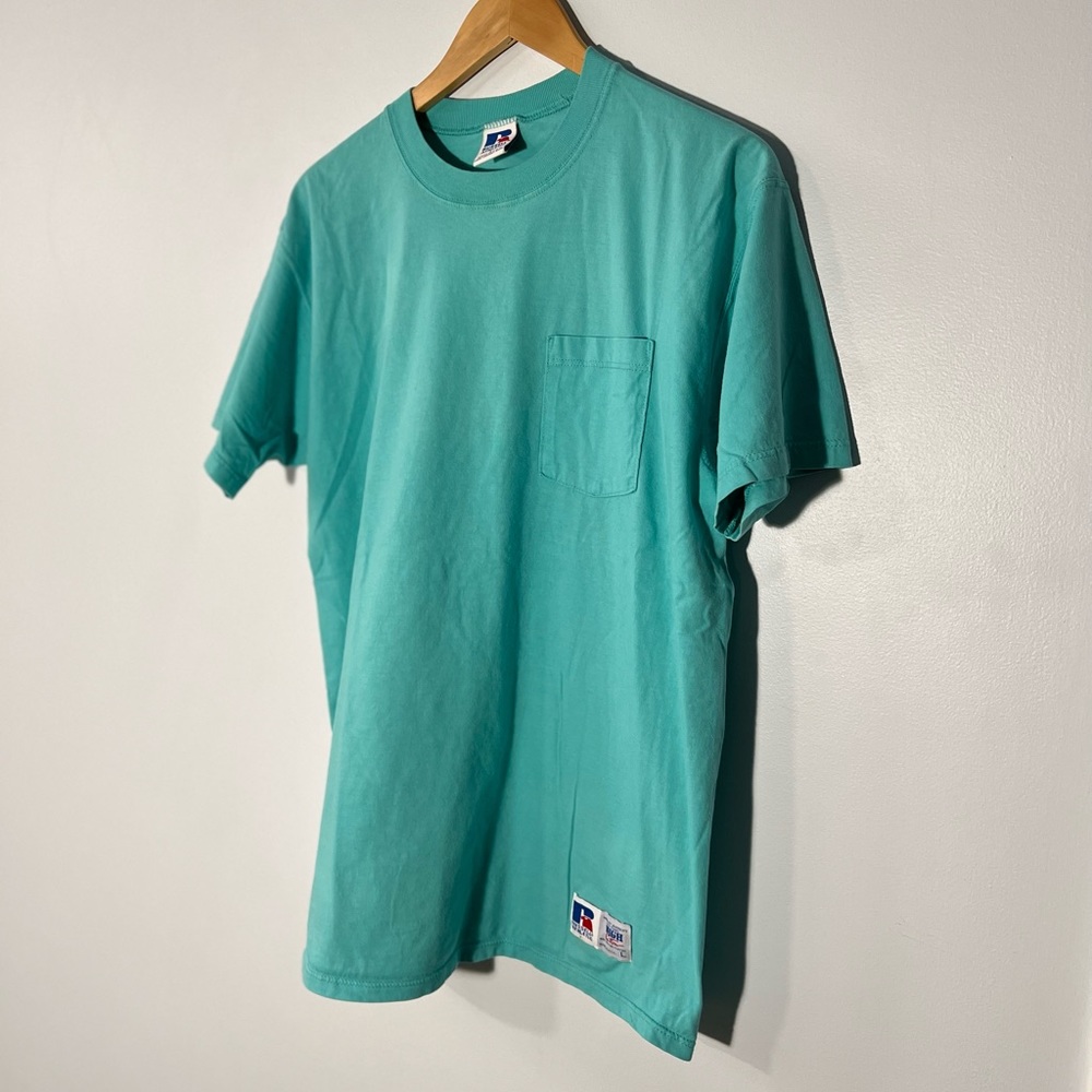 Vintage Russell Athletic pocket t shirt - Picture 1 of 4